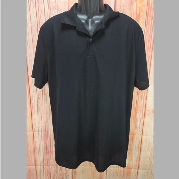 Nike Dri-FIT Mens Golf Polo Shirt Large Black - Picture 1 of 8